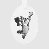 Pickleball Star Ornament (achterkant)