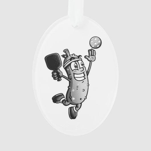 Pickleball Star Ornament (achterkant)