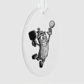 Pickleball Star Ornament (voorkant)
