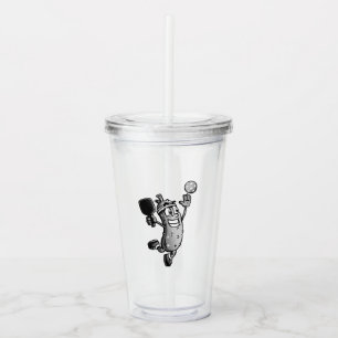 Pickleball Ster Acryl Drinkbeker
