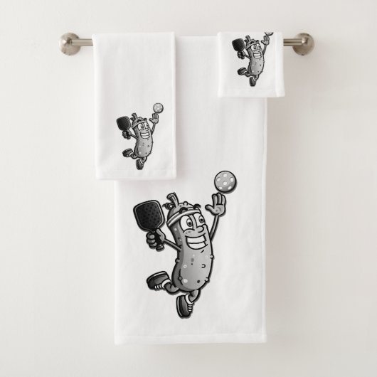 Pickleball Ster Bad Handdoek (Insitu)