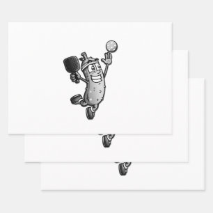 Pickleball Ster Inpakpapier Vel