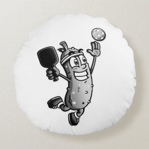 Pickleball Ster Rond Kussen