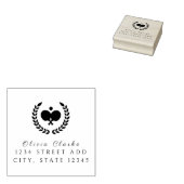 Pickleball Stlish Script Tampon en caoutchouc (Tamponné)