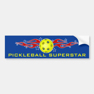 Pickleball Superstar-Bumpersticker Bumpersticker