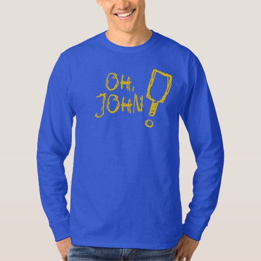 Pickleball T-shirt - Oh John! (Voorkant)