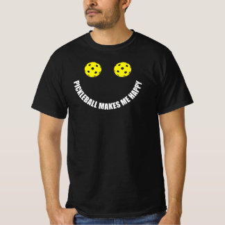 Pickleball T-shirt: PICKLEBALL MAAKT ME BLIJ T-shirt