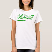 Pickleball T-shirt voor dames: "Geniet van Pickleb (Voorkant)