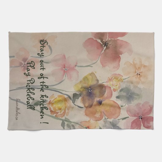 Pickleball Tea Towel Theedoek (Horizontaal)