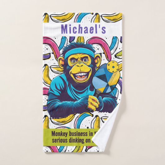 Pickleball The Dinkin’ Ape Escape! Handdoek (Handdoek)