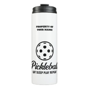 Pickleball Thermal Tumbler mok gift voor hem of ha