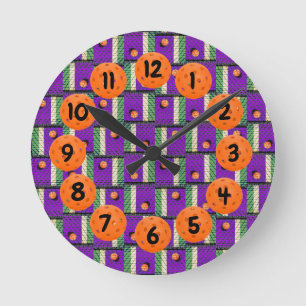 Pickleball 'Til the Streetlights Come On Paarse Ronde Klok