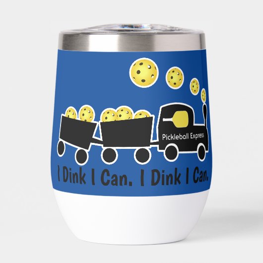 Pickleball Training Ik Dink Ik Kan Geel Bal (Voorkant)