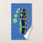 Pickleball Training Ik Dink Ik Kan Groene Bal Handdoek (Handdoek)