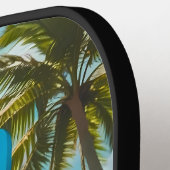 Pickleball Travel Poster Pickleball Paddle (Links Detail)