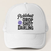 Pickleball Trucker Hat Drop Shot Darling Pet (Voorkant)