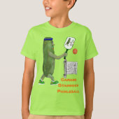 Pickleball TShirt voor jongens (Voorkant)