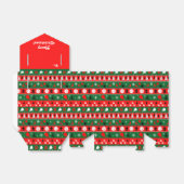 Pickleball Ugly Sweater Bedankdoosjes (Uitgevouwen)