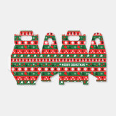 Pickleball Ugly Sweater Gift Bedankdoosjes (Uitgevouwen)