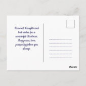 Pickleball 🎄 Ugly Sweater Kerstmis, aangepaste te Briefkaart (Achterkant)