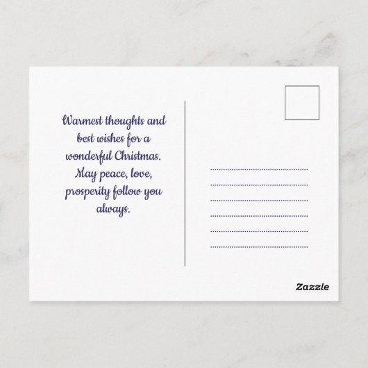 Pickleball 🎄 Ugly Sweater Kerstmis, aangepaste te Briefkaart (Achterkant)