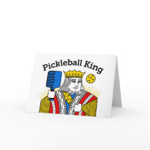 Pickleball-uitnodigingskaart - Pickleball-koning