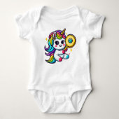Pickleball Unicorn Romper (Voorkant)