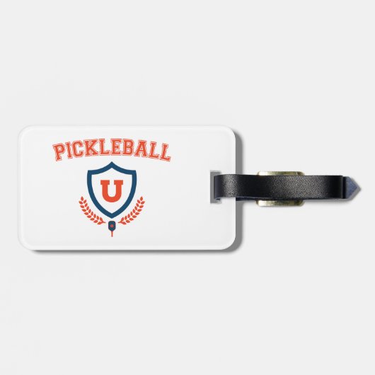 Pickleball University Bagagelabel (Achterkant horizontaal)