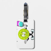 Pickleball: van jou bagagelabel (Achterkant verticaal)