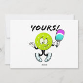 Pickleball: van jou feestdagenkaart (Achterkant)