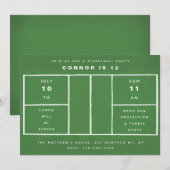 Pickleball verjaardagsfeestje kaart (Voorkant / Achterkant)