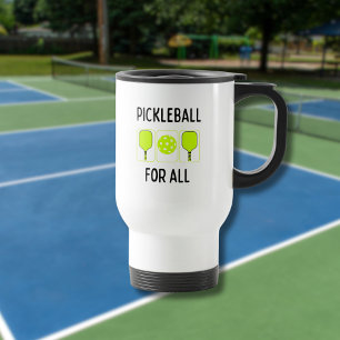 Pickleball voor alle paddels en bal reisbeker