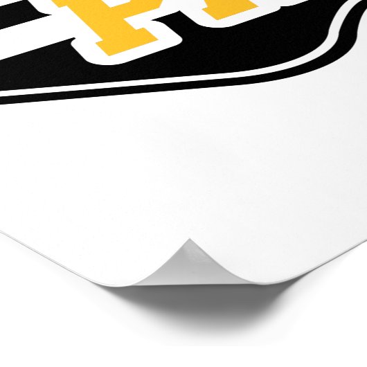 Pickleball vreest mijn peddel poster (Hoek)