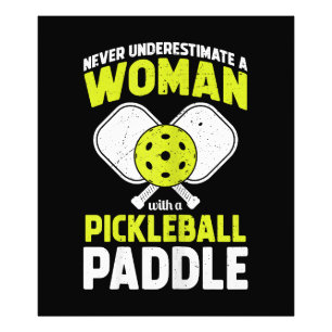 Pickleball Vrouw Funny Pickleball Speler Cadeau Foto Afdruk