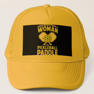 Pickleball Vrouw Funny Pickleball Speler Cadeau Trucker Pet