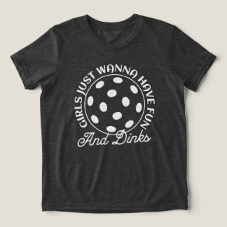Pickleball Vrouwen Grappige Quote Tri-Blend Shirt