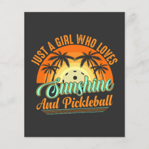 pickleball vrouwen zonneschijn flyer