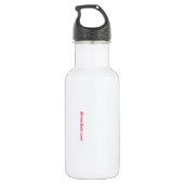 Pickleball Water flesje "Driven to Dink" Waterfles (Achterkant)