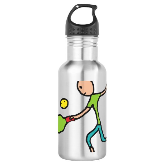 Pickleball Waterfles (Voorkant)