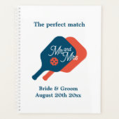 Pickleball weddingplanner voor de perfecte match! planner (Voorkant)