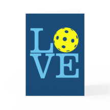 Pickleball Wenskaart - LOVE Pickleball