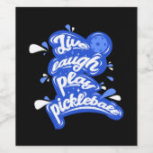 Pickleball Wijn Etiket (Enkel label)