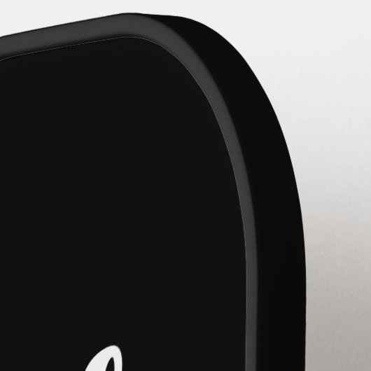 Pickleball Y helemaal grappig zwart en wit uniek Pickleball Paddle (Links Detail)