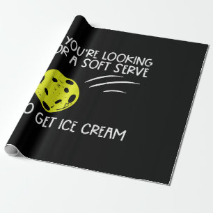 Pickleball Zachte Service Krijg Ijs Pickle Bal Me Cadeaupapier