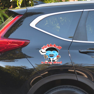 Pickleball Zit In Mijn Bloed - Vampier Sticker