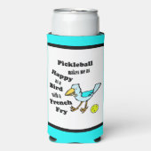 Pickleball - zo blij als een vogel met een frietje (Seltzer Voorkant)
