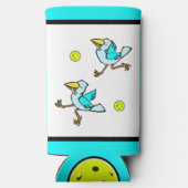 Pickleball - zo blij als een vogel met een frietje (Achterkant)