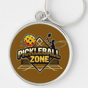 Pickleball Zone - Perfect voor gepassioneerde spel Sleutelhanger