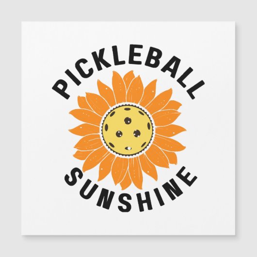 Pickleball zonneschijn (Voorkant)