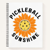 Pickleball zonneschijn notitieboek (Voorkant)